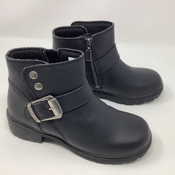 Milwaukee Women's Black "Capri" Motorcycle Riding Boots - Picture 1 of 9